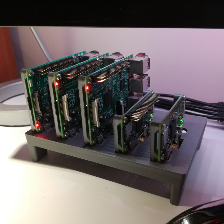 Compact Raspberry Pi Rack image