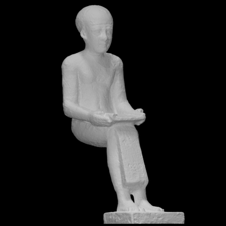 Statuette of Imhotep image