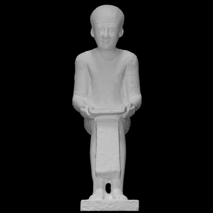 Statuette of Imhotep image
