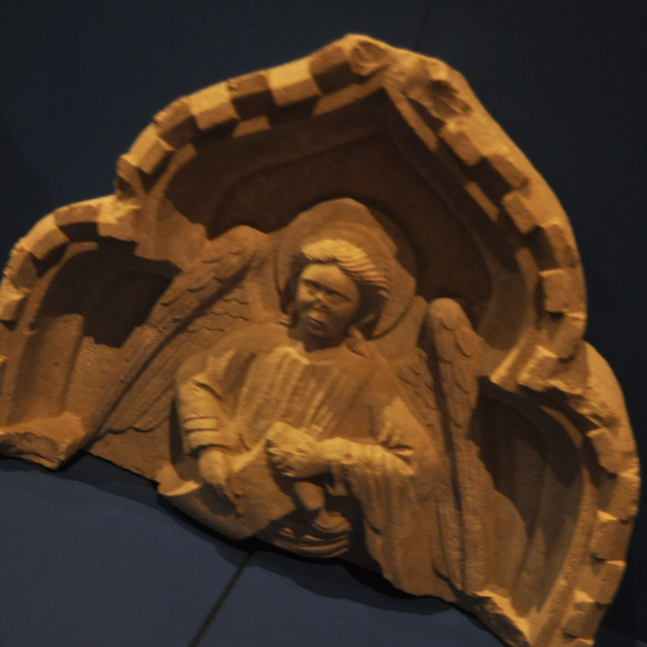 Angel holding a basket image