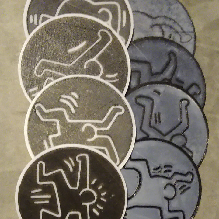 8 Keith Haring coaster image