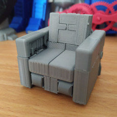 Picture of print of TRANSFORMABLE SOFA ROBOT 3.75 INCH - NO SUPPORT