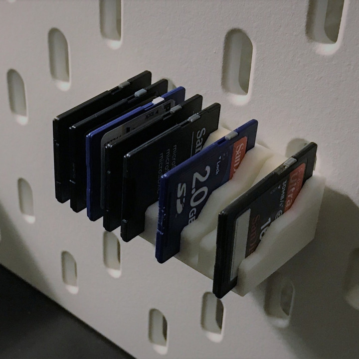 IKEA Skadis - SD and microSD Card Holder image