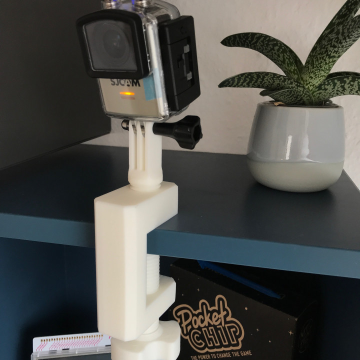 C-Clamp with GoPro Mount image
