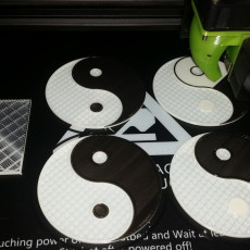 Picture of print of Yin and Yang Coaster