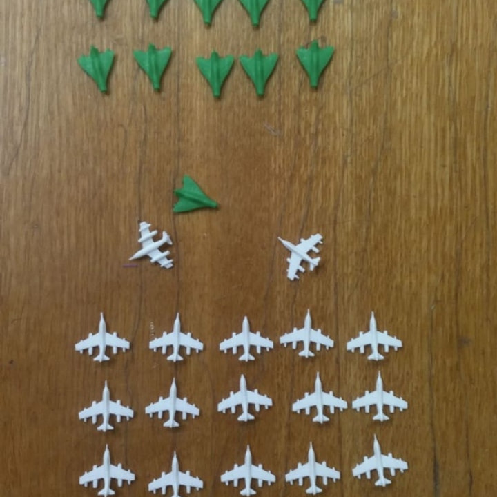 Small airplanes for board game image