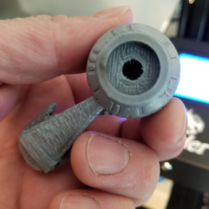 Death Star rotary knob for 6mm shaft image