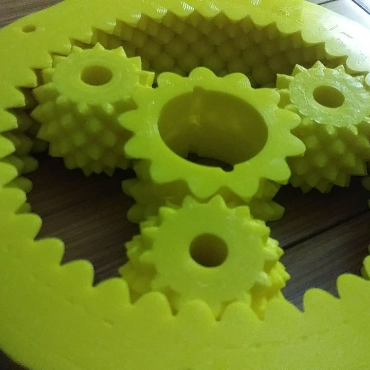 Fractal Gears Bearing and Planetary image