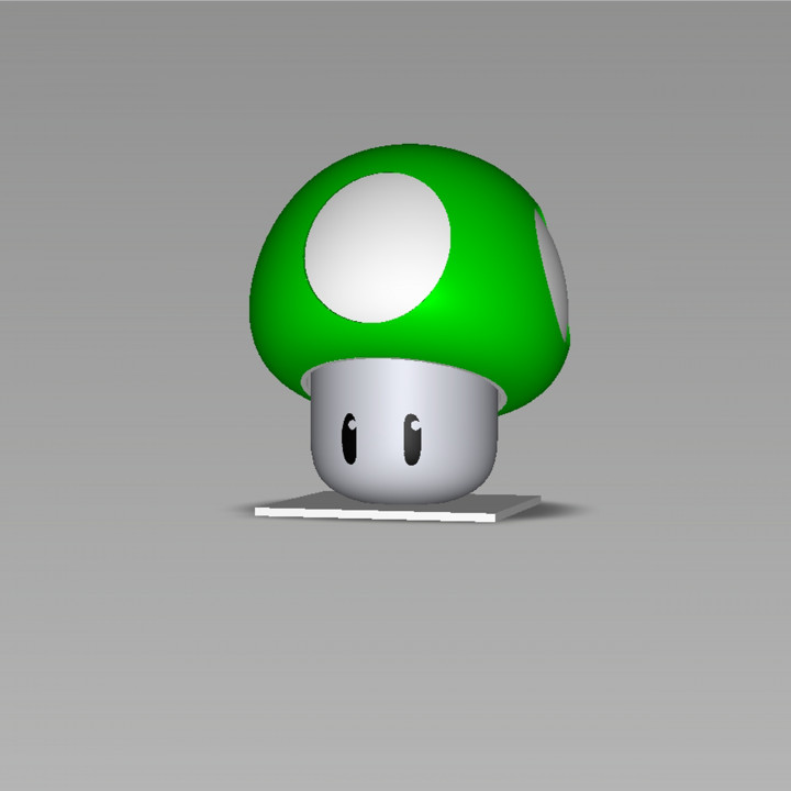 3D Printable tod super mario by antog