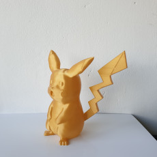 3D Printable Surprised Pikachu by Jukka Seppänen