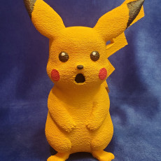 3D Printable Surprised Pikachu by Jukka Seppänen
