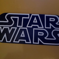 Picture of print of Star Wars Logo