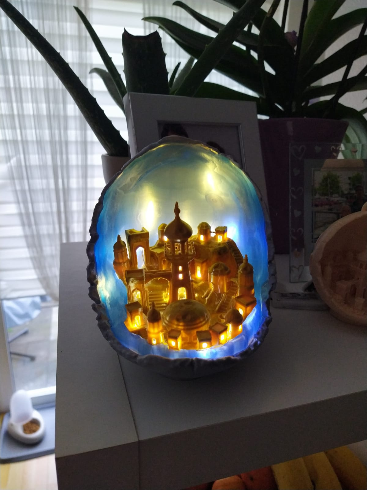 3D Printable Moon City - Multipart lamp edition by Jukka Seppänen