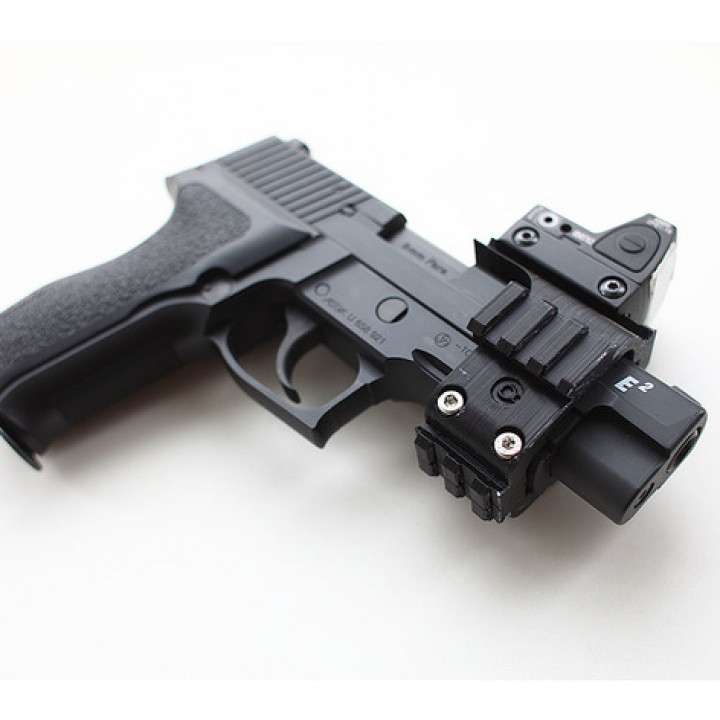 hand gun mount simple image