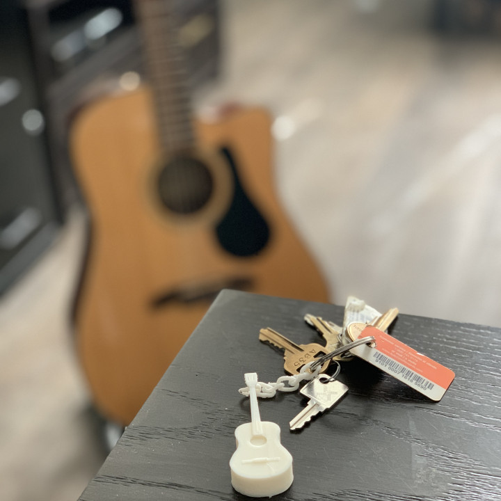 Guitar Keychain image