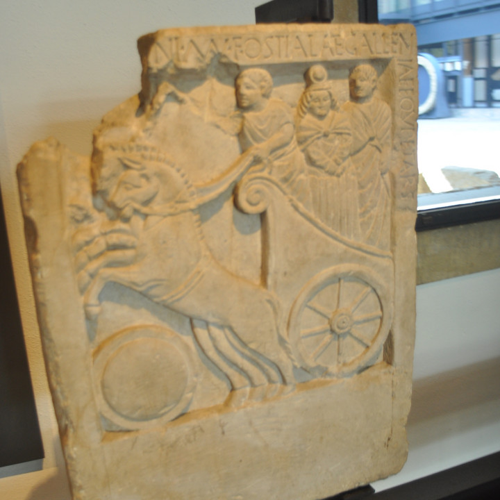 Funerary stele of Ostiala Gallenia image