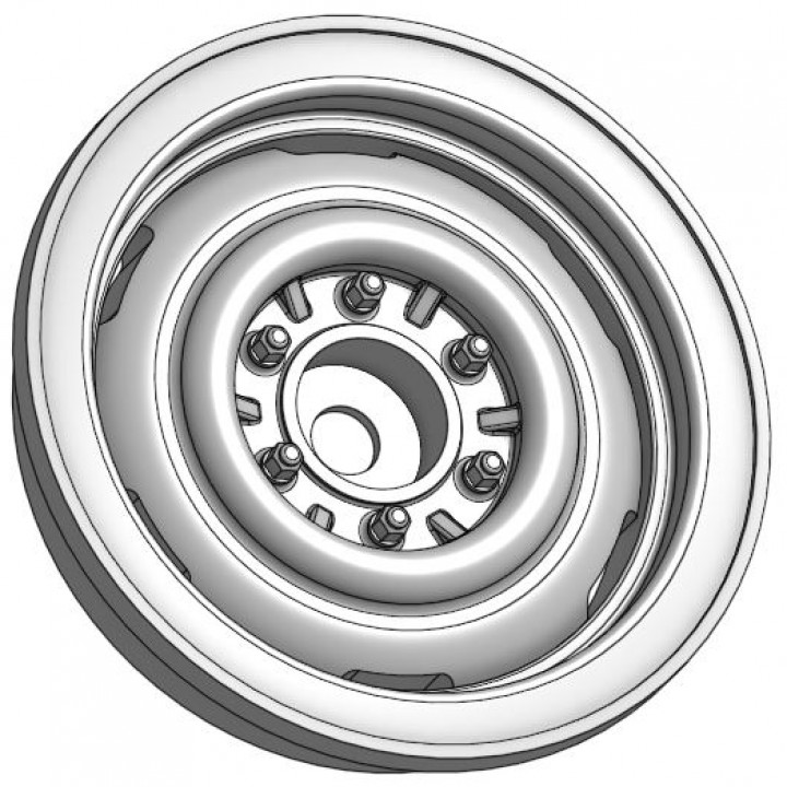 1.9 Beadlock Wheel 08 - "Old'S Cool Steel" Trailer Version image