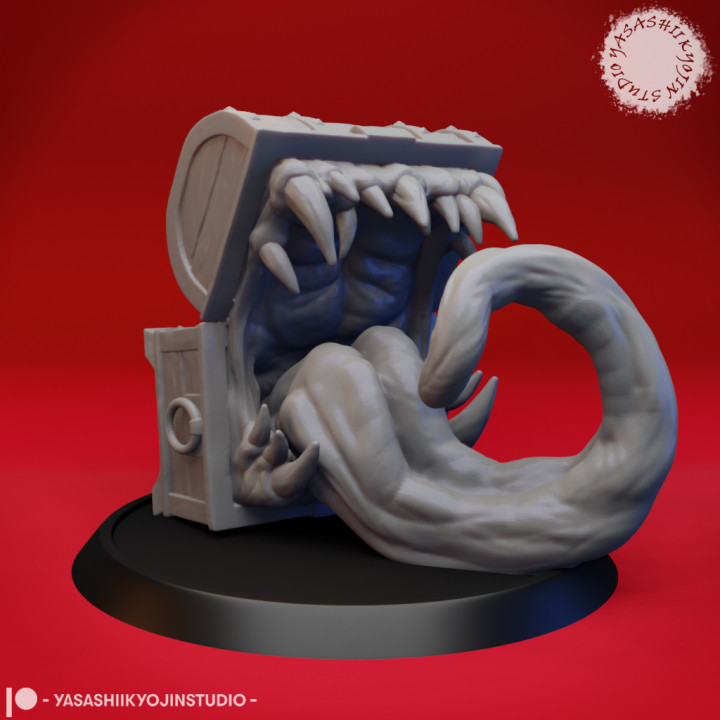 Mimic - Toothy Treasure Chest - Tabletop Miniature image