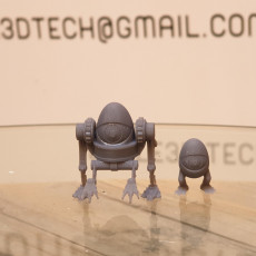 Picture of print of mutant egg mech
