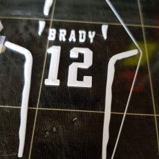 Picture of print of Tom Brady Keychain - Patriots
