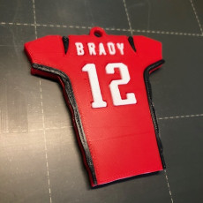Picture of print of Tom Brady Keychain - Patriots