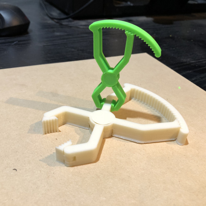Ratchet clamp print-in-place image