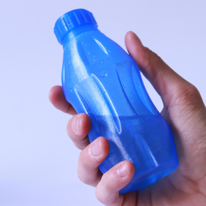 PETG Bottle with screwed bottle cap image