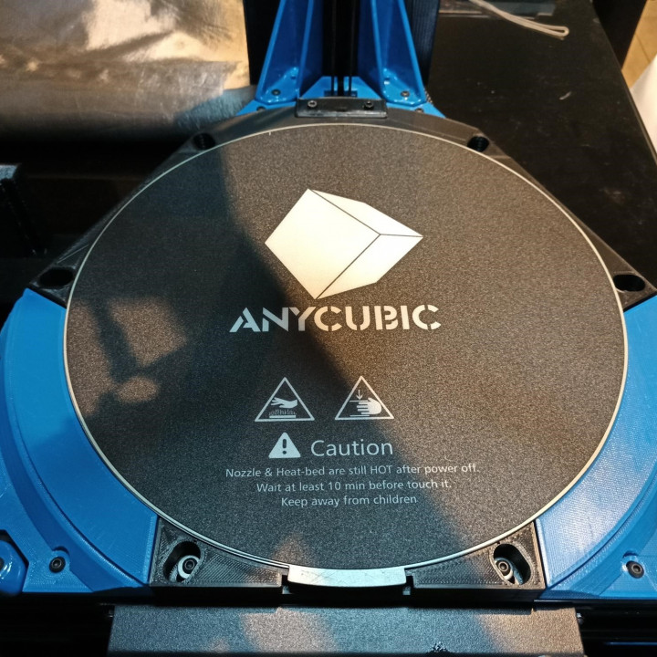 Anycubic Kossel bed clip, cover and LED ultimate kit image
