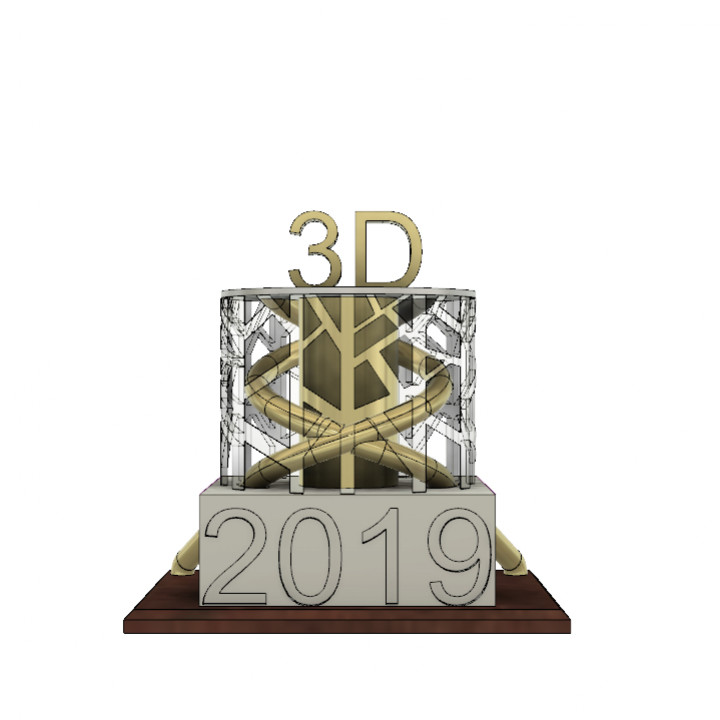Protolabs 3D Printing Industry Awards Trophy Concept image