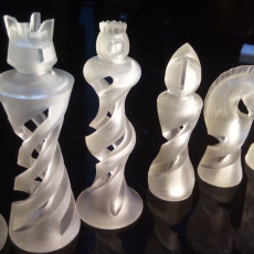 Picture of print of Organic Chess Set