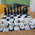 Organic Chess Set print image