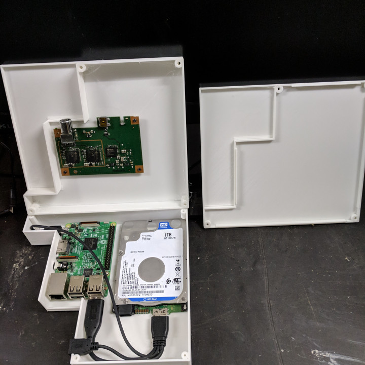 Raspberry Pi 3B and 4B HTPC case image