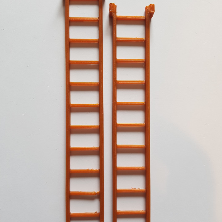 G scale (gauge) extension ladder. image