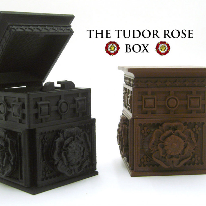 The Tudor Rose Box (with secret lock) image