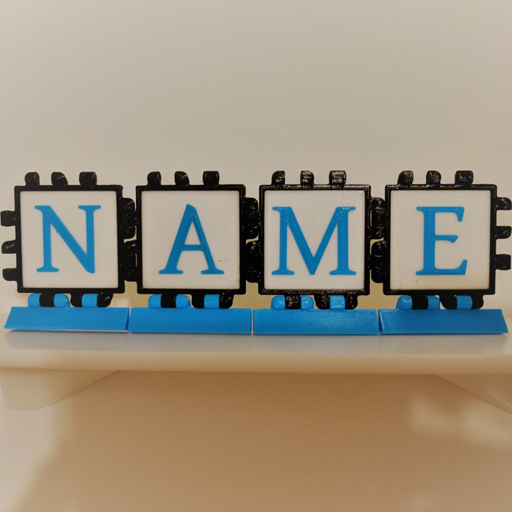 Triangular PolyPanel Stand For Nameplates image