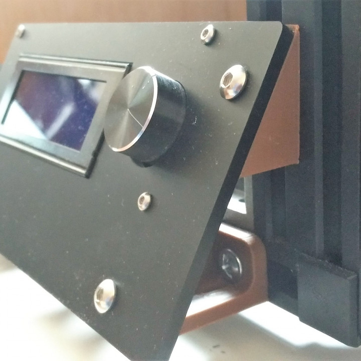 Creality Ender-4 Improve Ergonomics of Display Module, rotate 30 degrees image