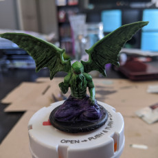 Picture of print of Winged Cthulhu