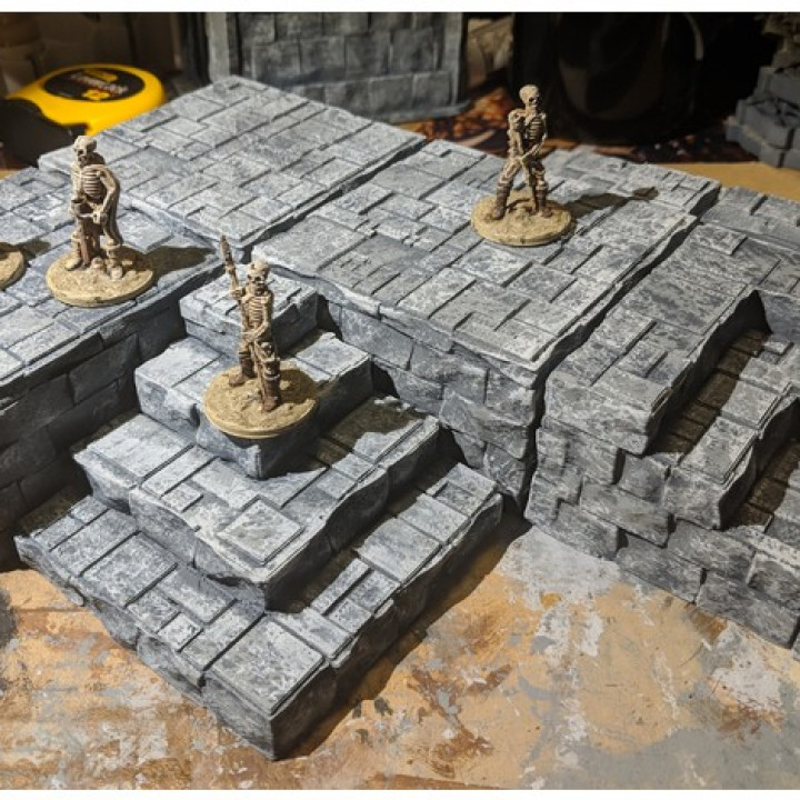 Fantasy Wargame Terrain - Temple/Dias Blocks image