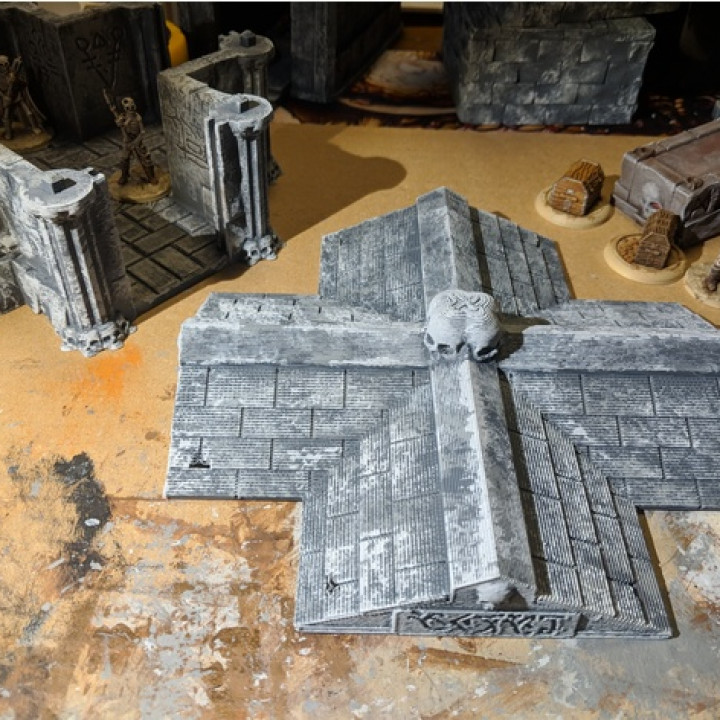 Fantasy Wargame Terrain - Necromancer Mausoleum/Crypt image