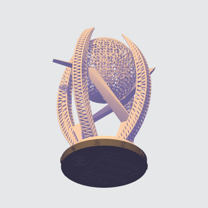 3D Printing Industry Awards Trophy 2019 image