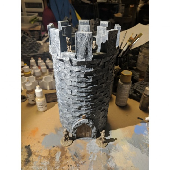 Fantasy Wargame Terrain - Modular Stone Tower image
