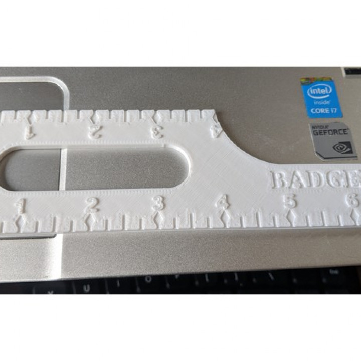 3D Printable Fantasy Wargame Terrain - Movement Ruler by brander roullett