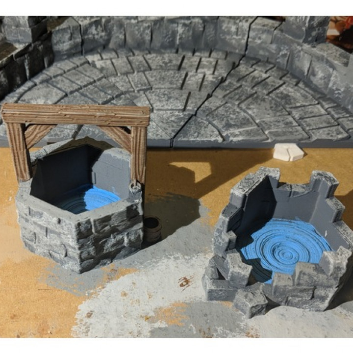 Fantasy Wargame Terrain - Well and Ruined Well image