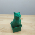 Schrodinky: British Shorthair Cat Sitting In A Box(single extrusion version) print image