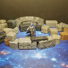 Picture of print of Star Wars Legion Terrain - Crates, Barrels and Barricades