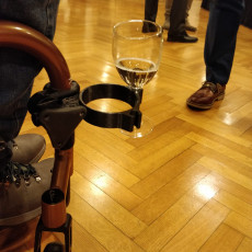 Picture of print of GLASS HOLDER FOR WHEELCHAIR