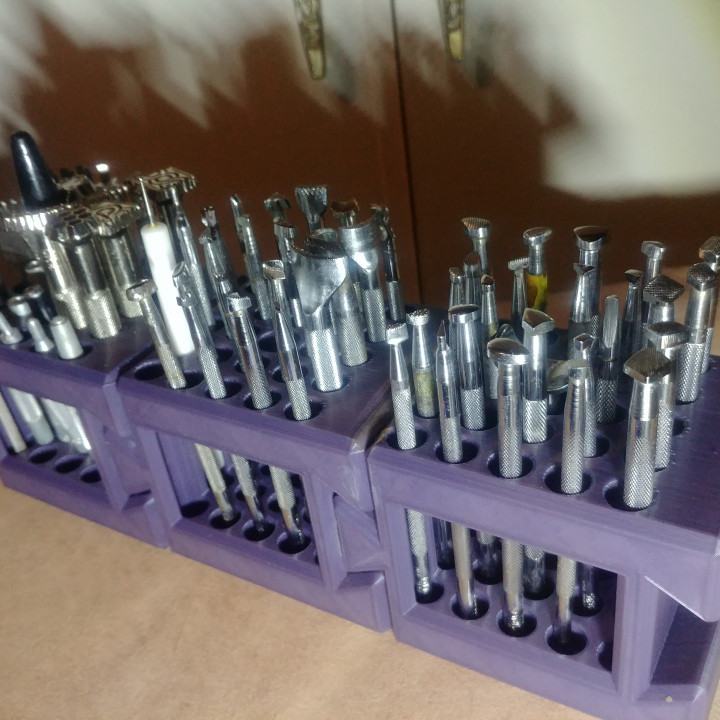 3D Printable Modular Tool Holder by Austin McFeeters