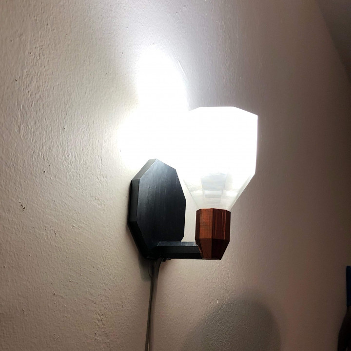 Octagonal Wall Lamp image