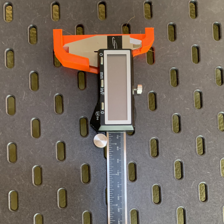 Ikea Skadis caliper mount image