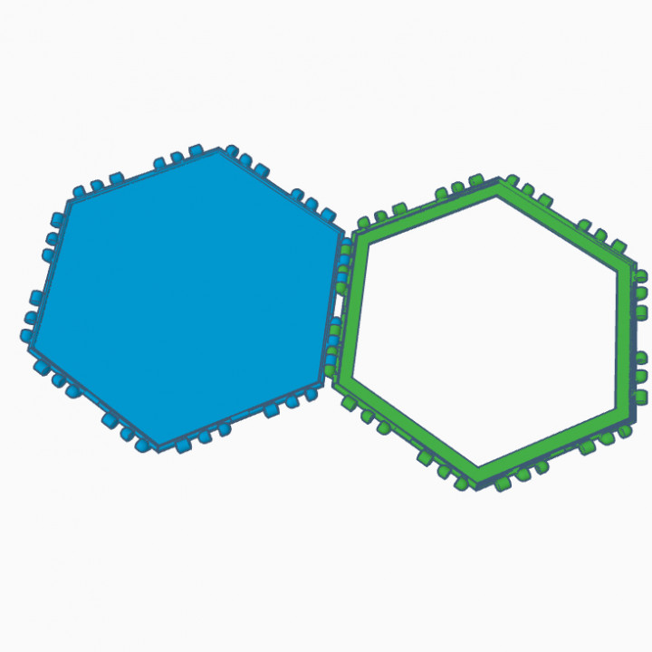 PolyPanels double sized hexagon image